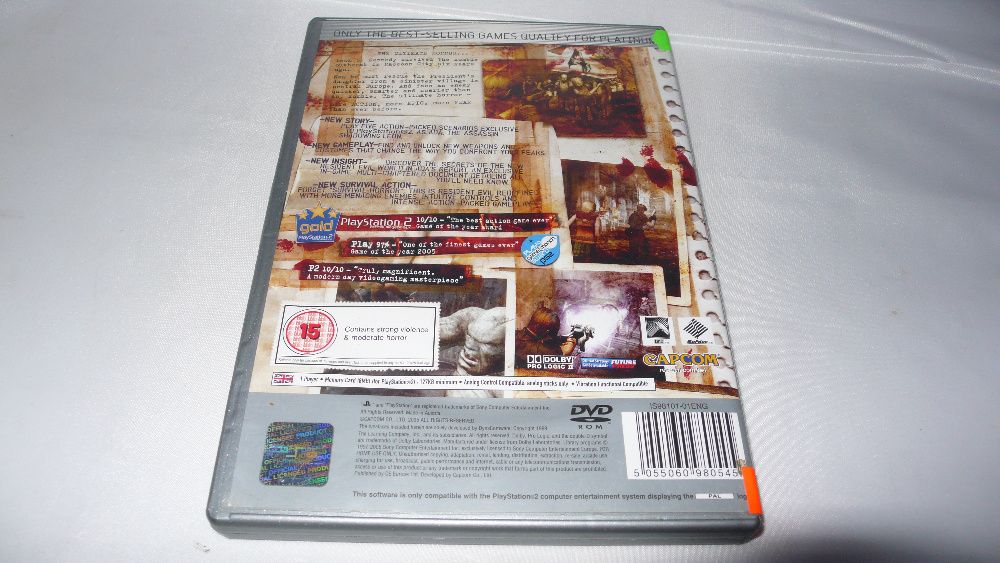 Gra do Playstation2 PS2 Resident Evil 4 książeczka pudełko płyta