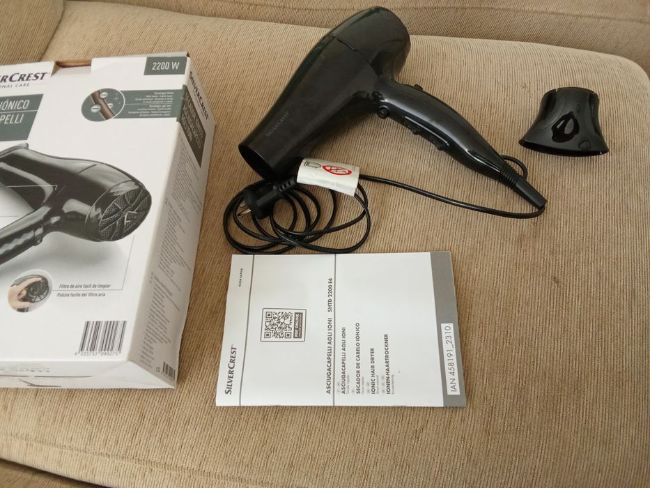 Secador Silvercrest Preto 2200W