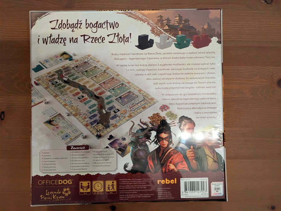 Rzeka Złota gra planszowa