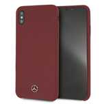 Mercedes MEHCI65SILRE iPhone Xs Maxczerwony/red hardcase Silicone Line
