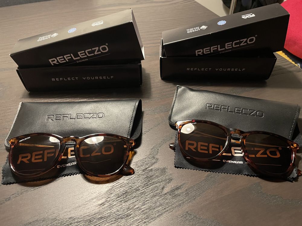 Óculos de Sol - pack 2 pares com lentes anti reflexo