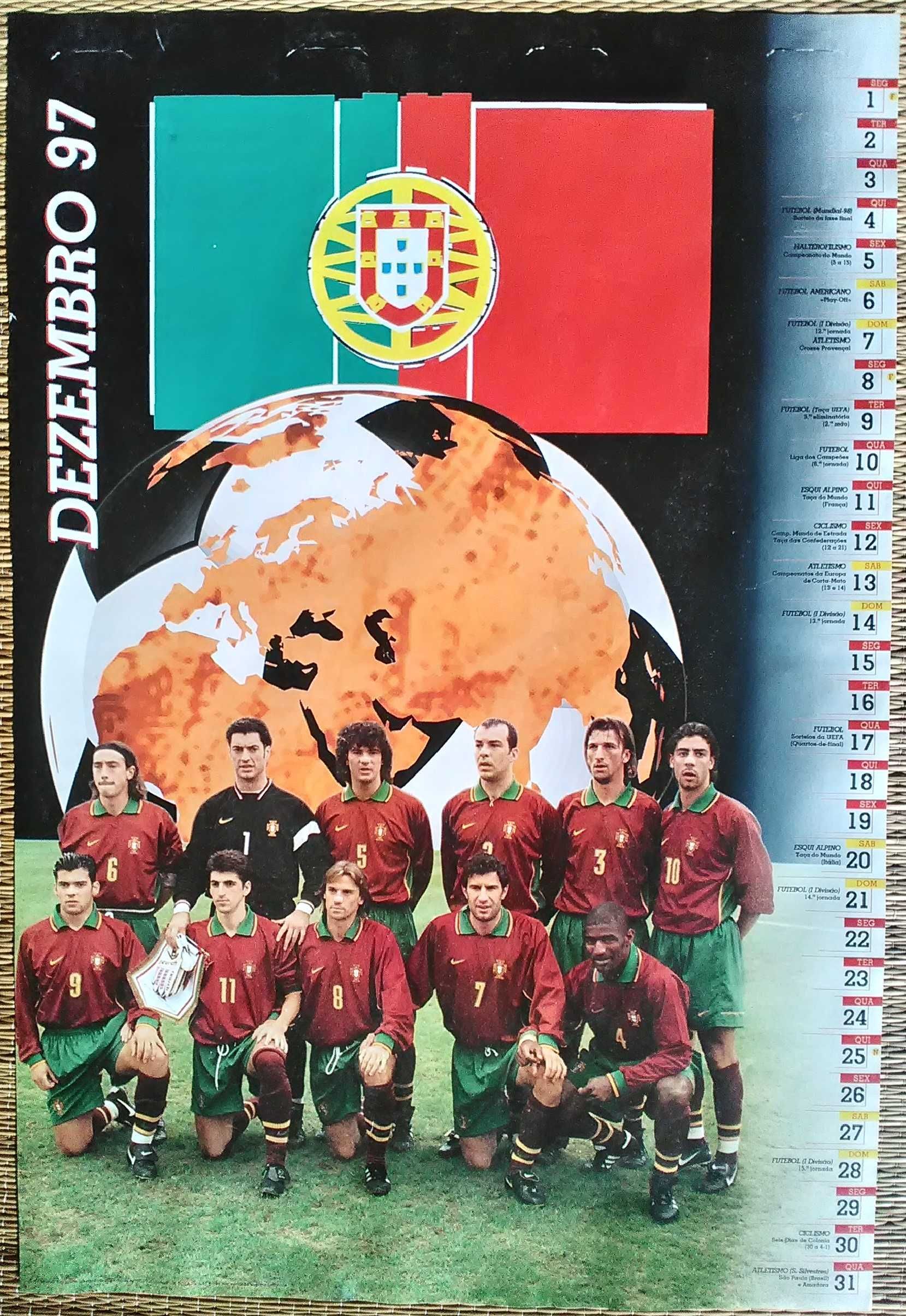 Seleção Nacional – Calendário 1997 (Posters)