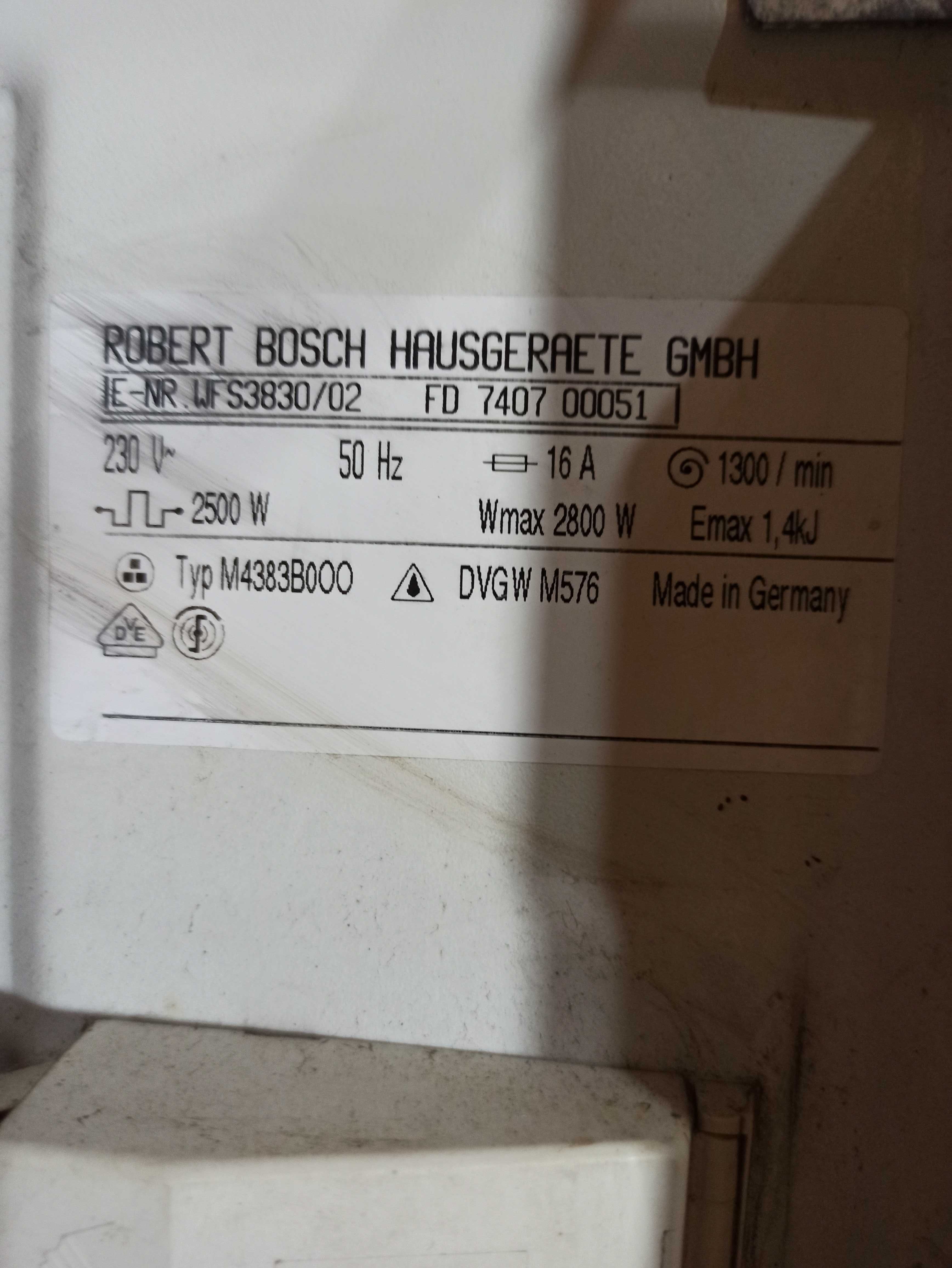 Стиральная машина Bosch wfs3830/02 Silence Exclusiv на зч или ремонт.