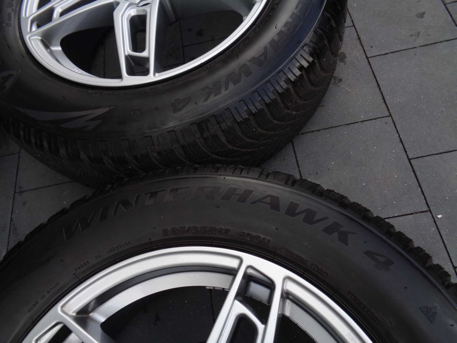 Alufelgi 17 cali 5x108 Ford, Volvo, Citroen, Opel, opony zimowe 6,8mm