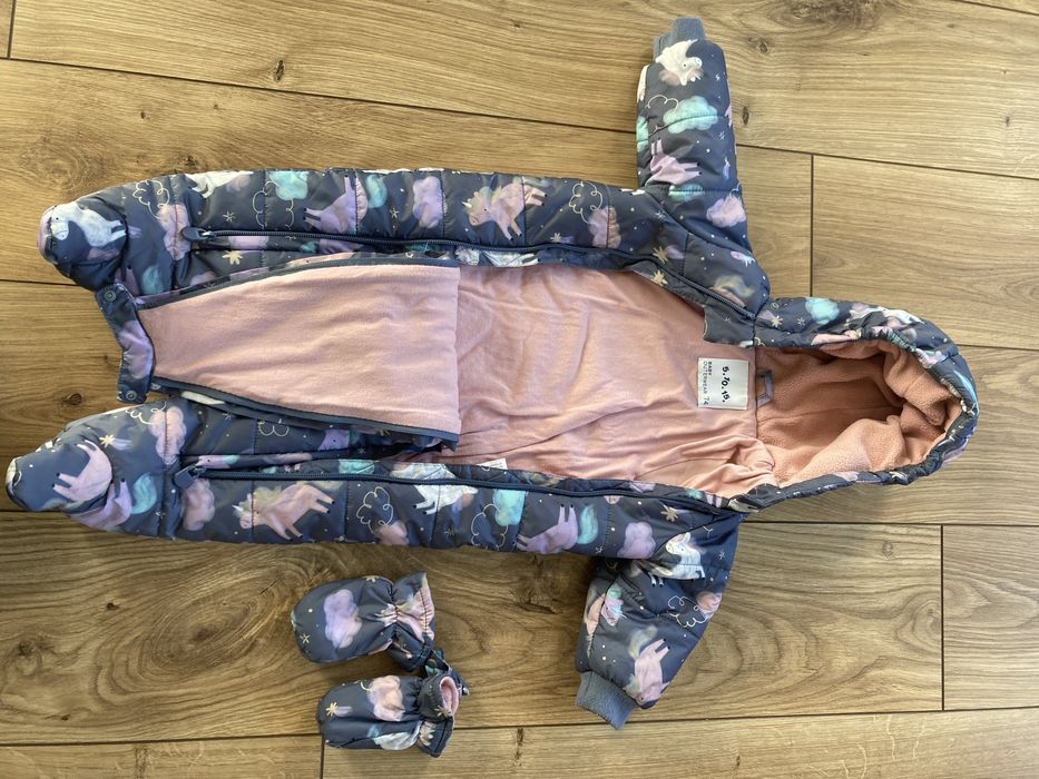 Kombinezon zimowy dziewczęcy 5.10.15. Roz.74