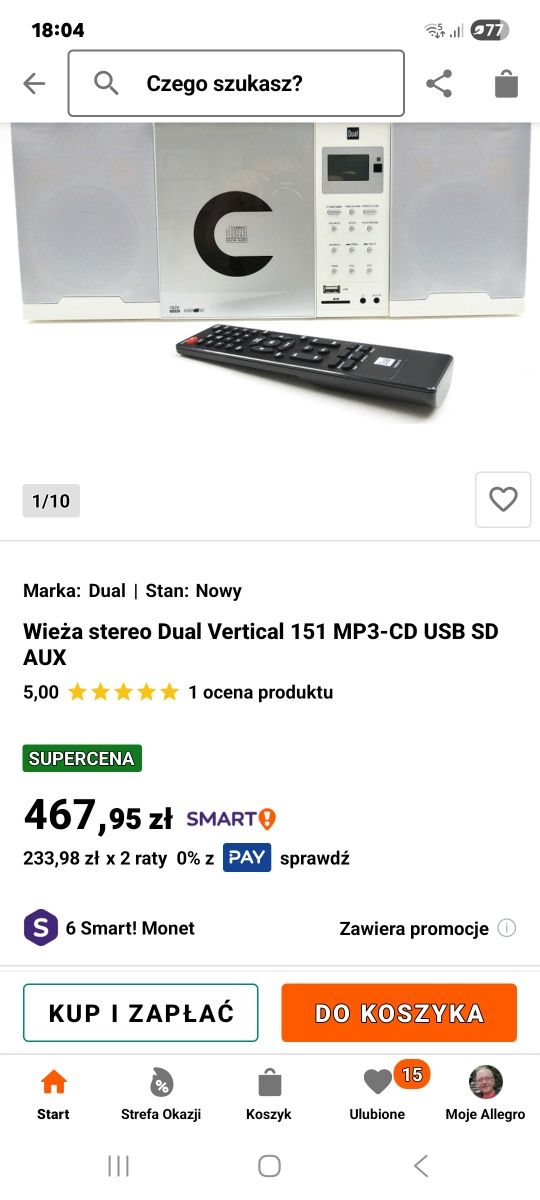 Mini wieża Vertical 151