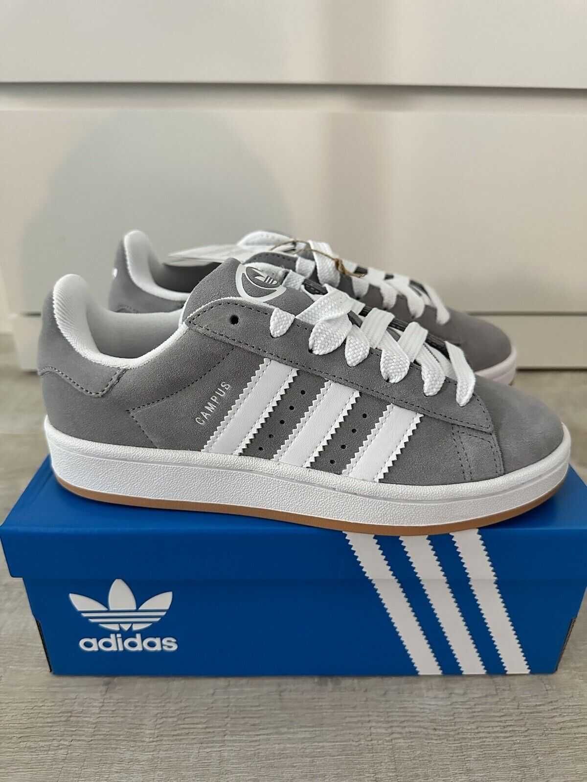 "Adidas Campus 00 - ""Goma Gris"" Totalmente Nuevo 38