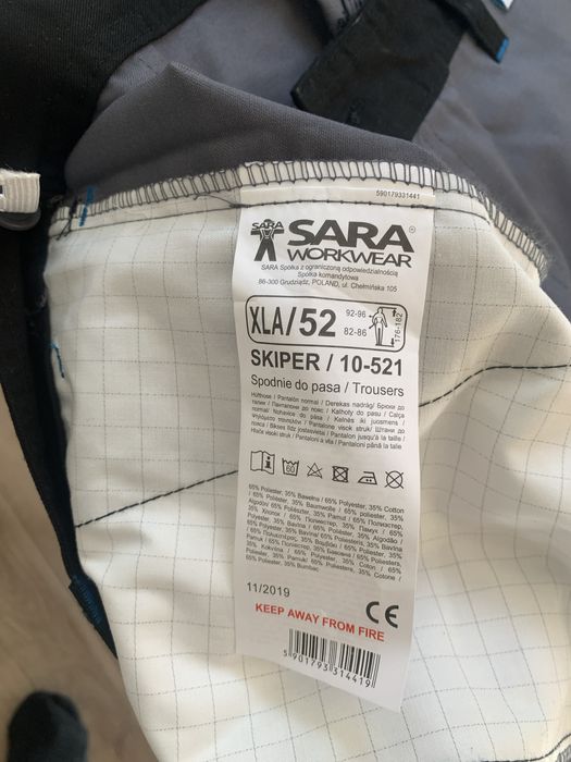 Spodnie robocze SARA workwear