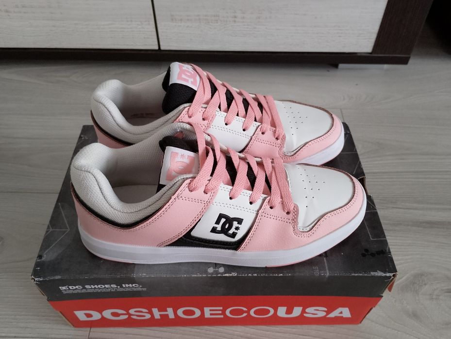 DC Shoes Sneakersy CURE ADJS100169-KHO Różowy 38