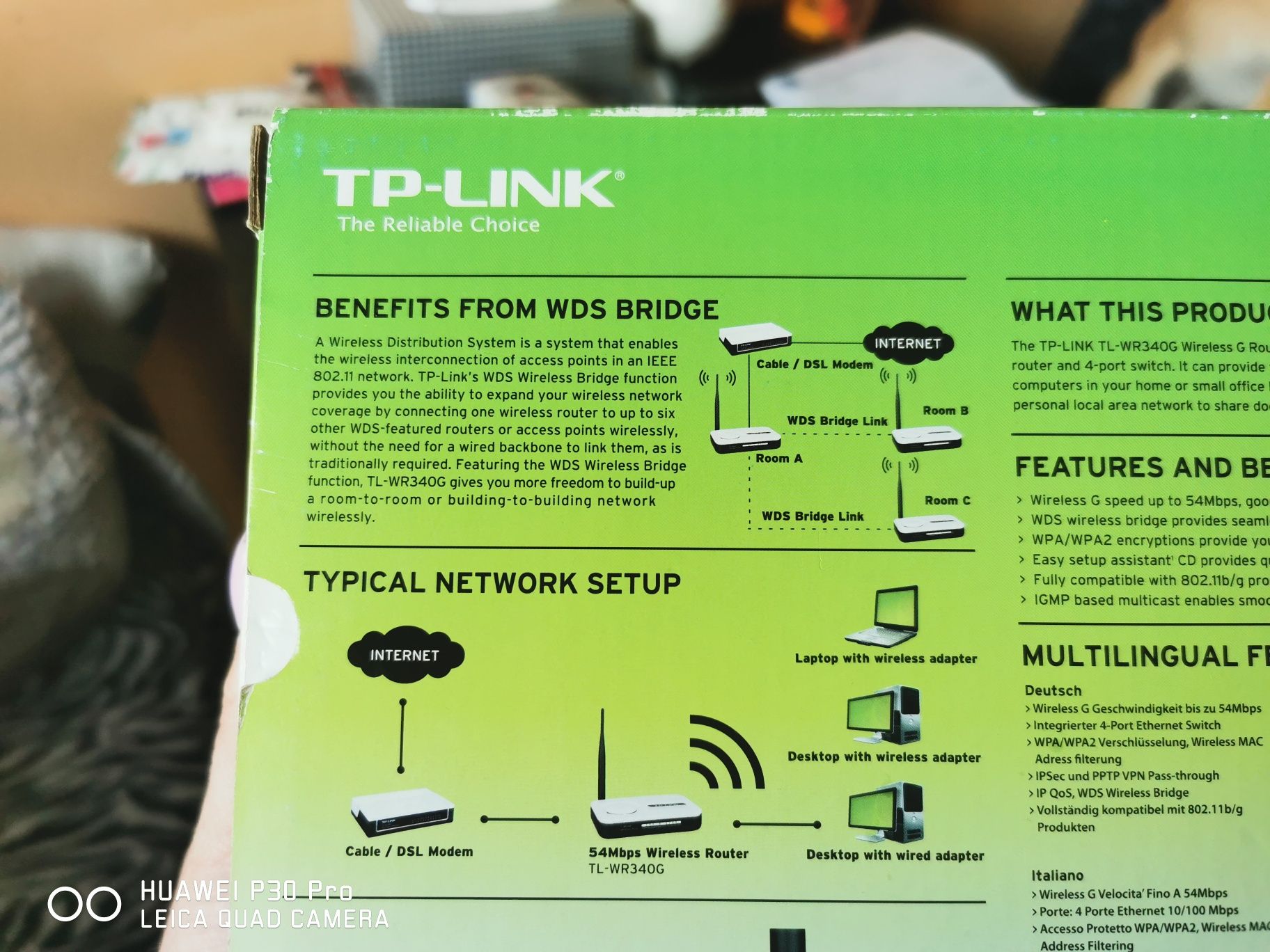 Router tp-link komplet