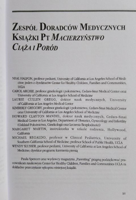 "Macierzyństwo. Ciąża i poród" Paula Spencer / książka, 361 stron