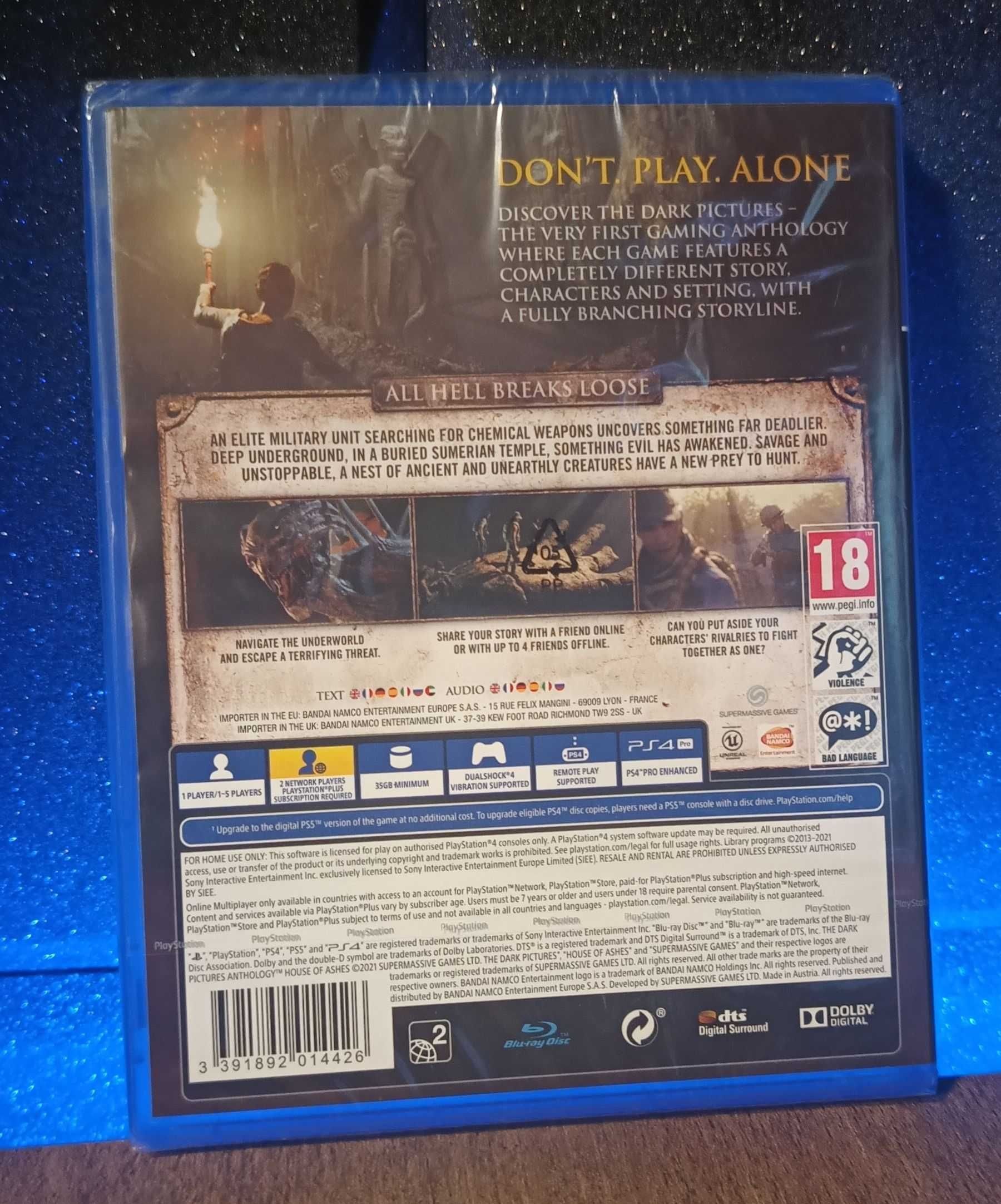 The Dark Pictures - House of Ashes PS4 / PS5 - mroczna przygodówka