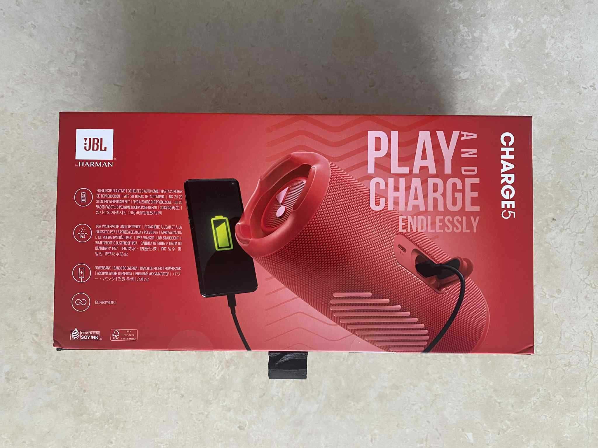 JBL Charge 5 czerwony