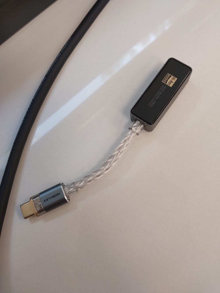 DAC Wzmacniacz Słuchawkowy Keyson CS43198 + CT7601 | HiFi USB-C



---