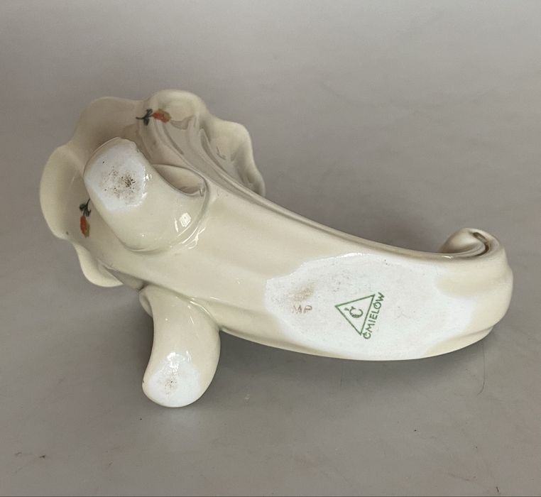 Przedwojenny Ćmielów wazon róg obfitości