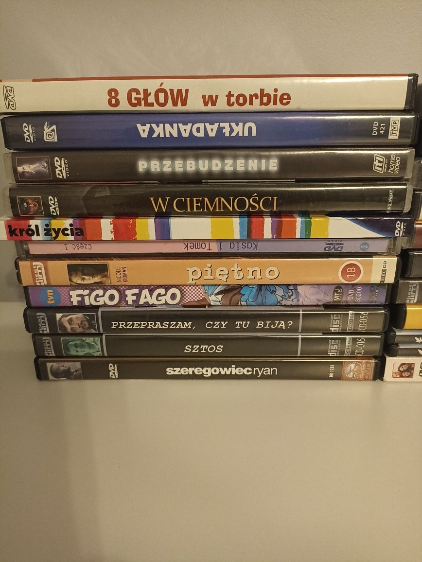 Zestaw 22 filmów dvd VCD