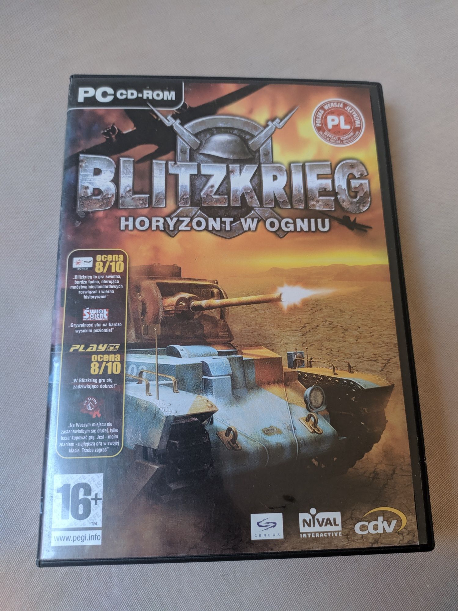 PC Blitzkrieg 1, 2, złota edycja, upadek rzeszy, horyzont w ogniu