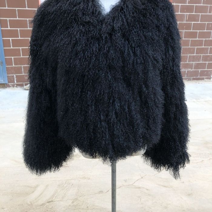 Шуба з натуральної лами