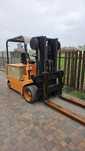 Widlak elektryczny Yale 5 ton triplex 4 sekcje kontenerowy wolny skok