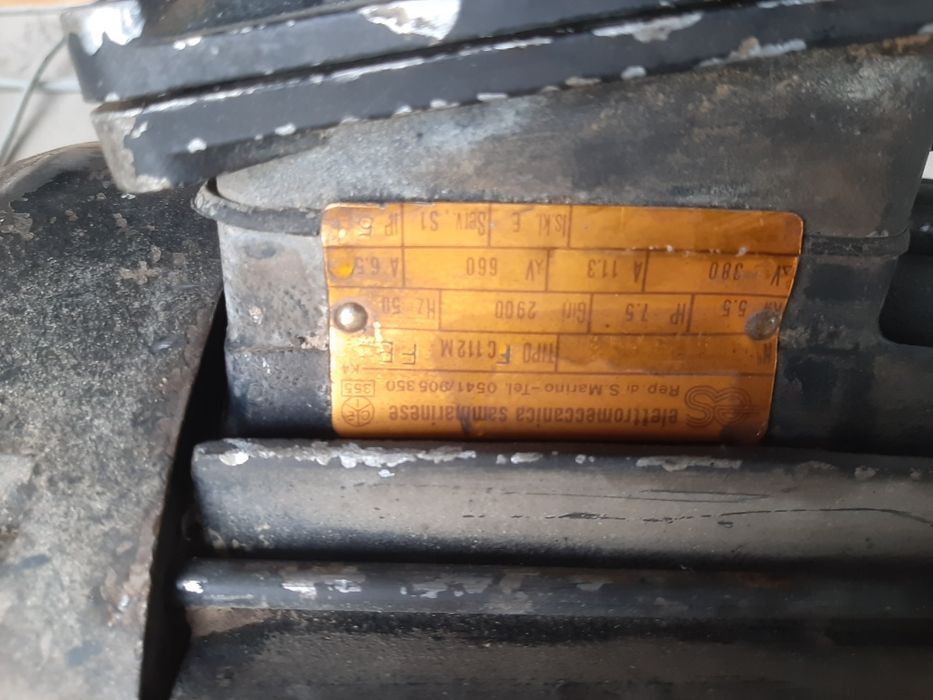 Silnik elektryczny 5.5 kw  2900 obrotow
