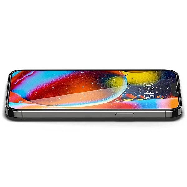 Szkło hartowane Spigen Glass Fc na iPhone 13 Pro Max / 14 Plus - czarn