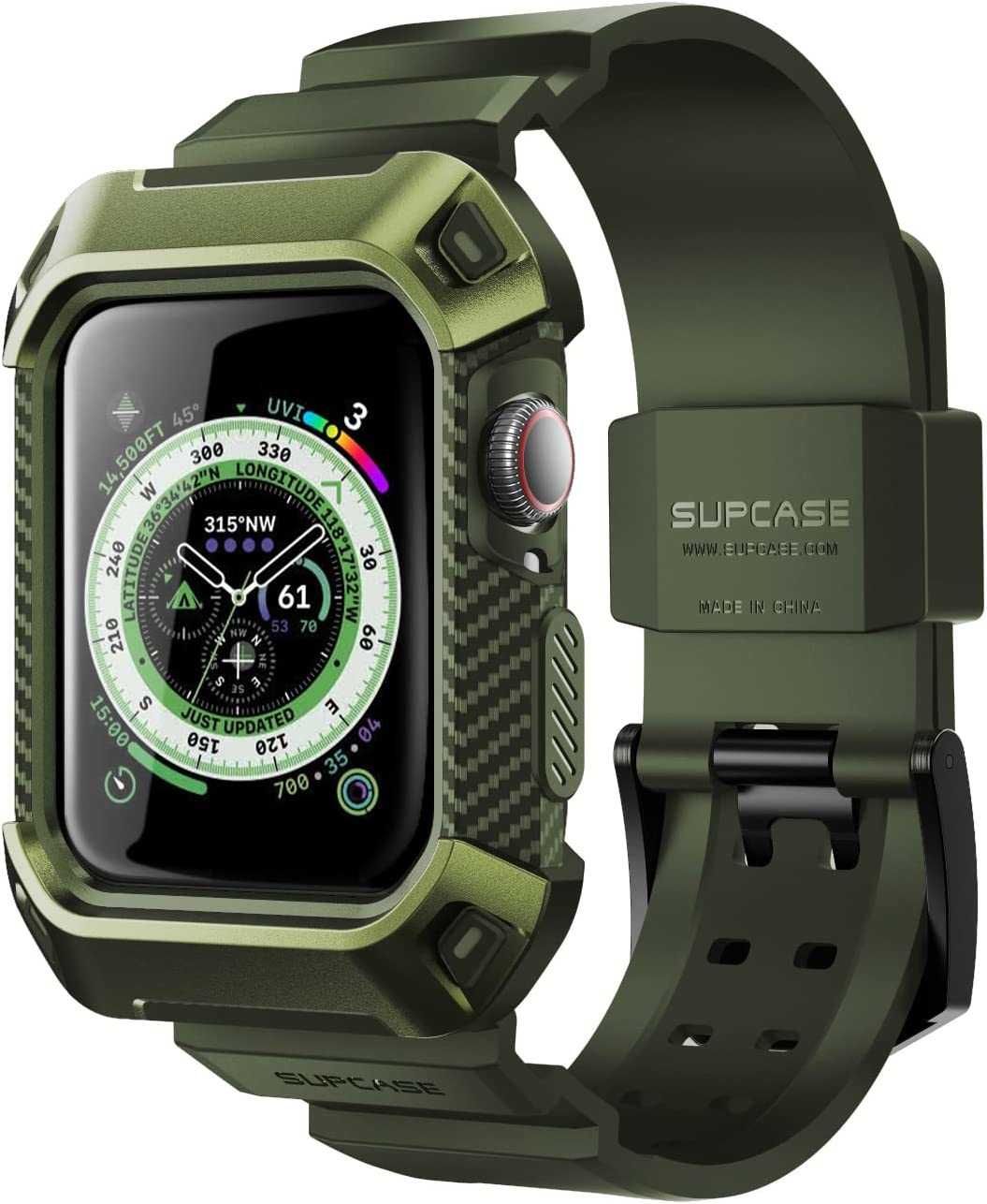 Supcase ремешок для Apple Watch 44/45 Чехол для Apple Watch 9/8/SE/7/6