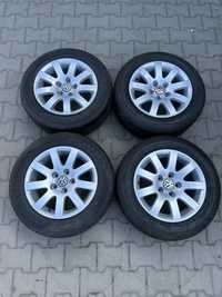 5x112 7jx15 et37 komplet z oponami vw passat 15” 205/60r15