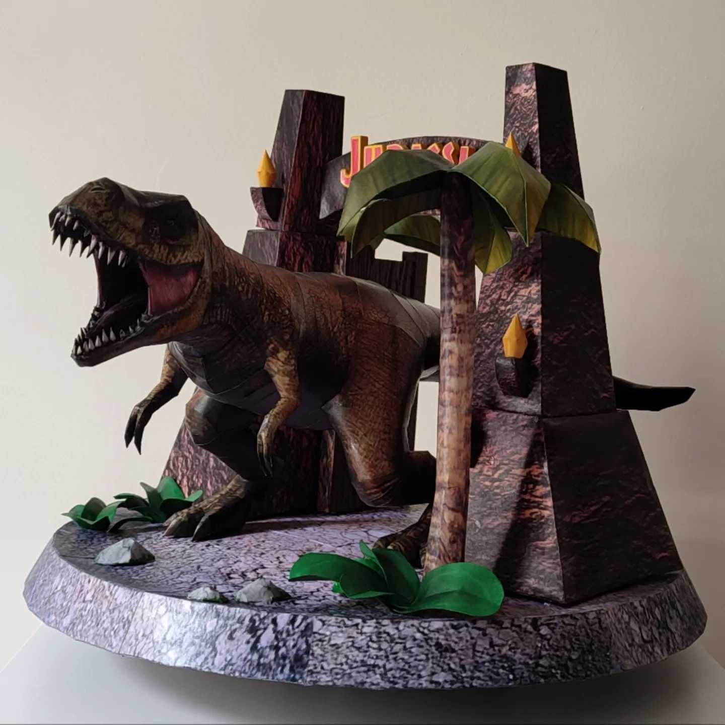 Diorama Jurassic park - Produto artesanal