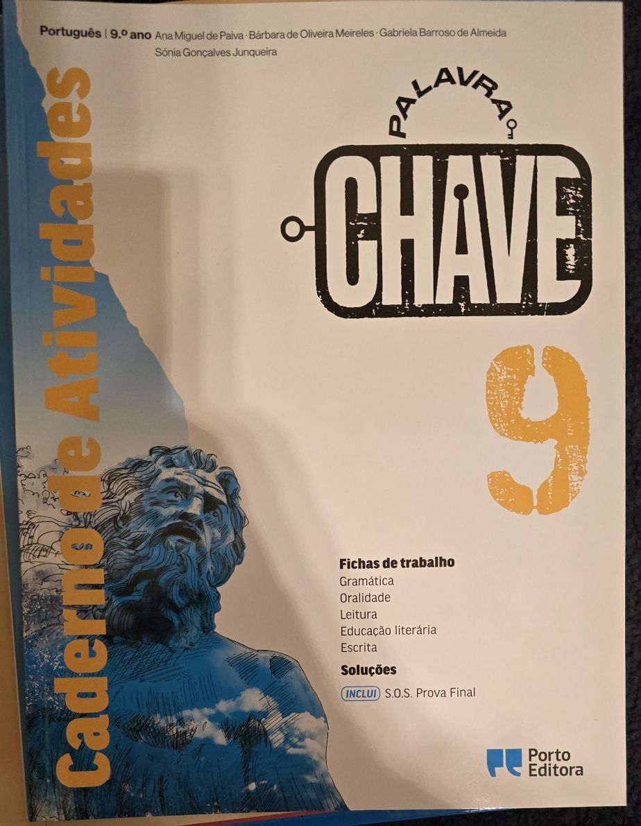 Palavra Chave 9 - Português 9⁰ Ano - Dossier+Cad. de Ativ. + Extra