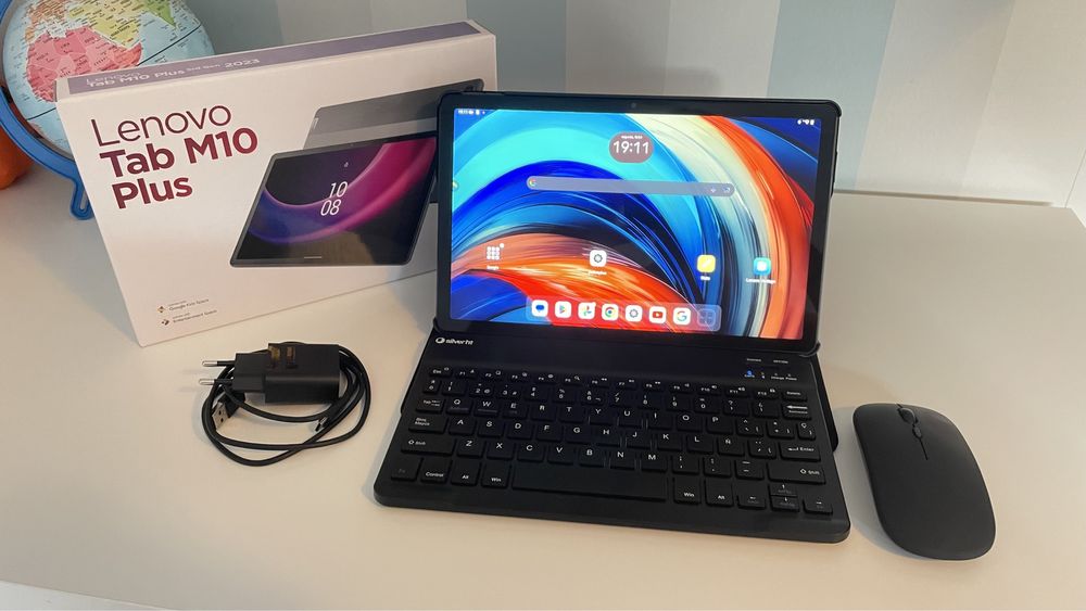 Tablet LENOVO M10 Plus(10.6” -128GB- 4GB RAM)+ teclado+ rato+ capa