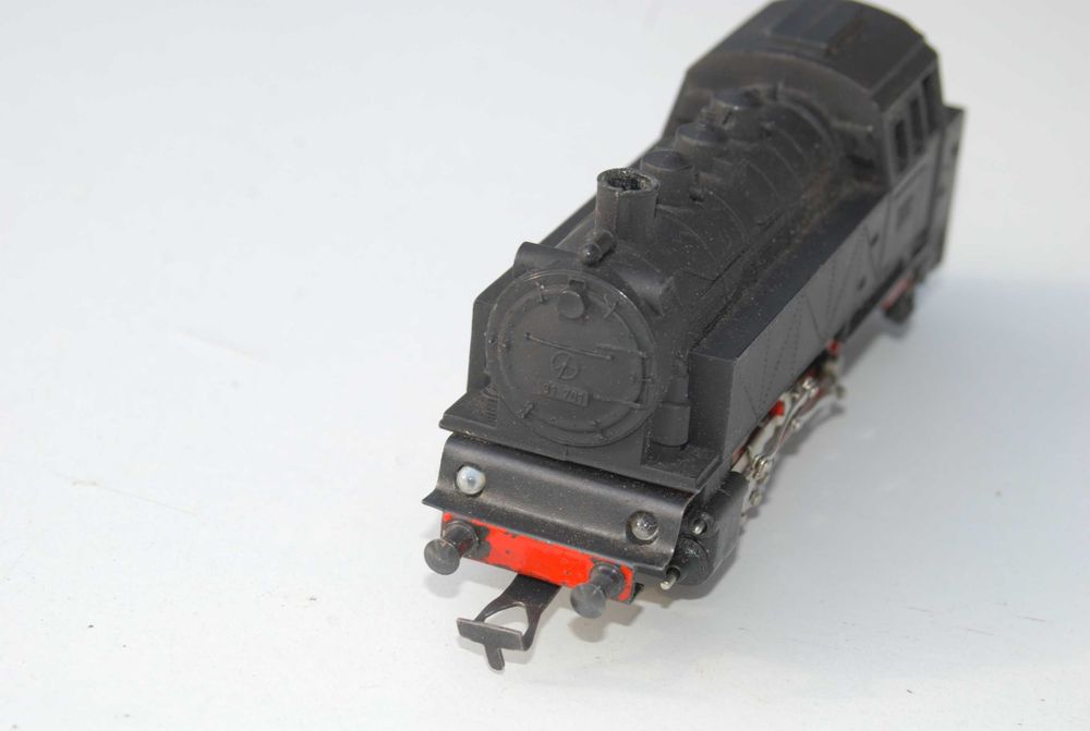 Stara zabawka lokomotywa parowa H0 Piko BR 81 701 Deutsche Reichsbahn