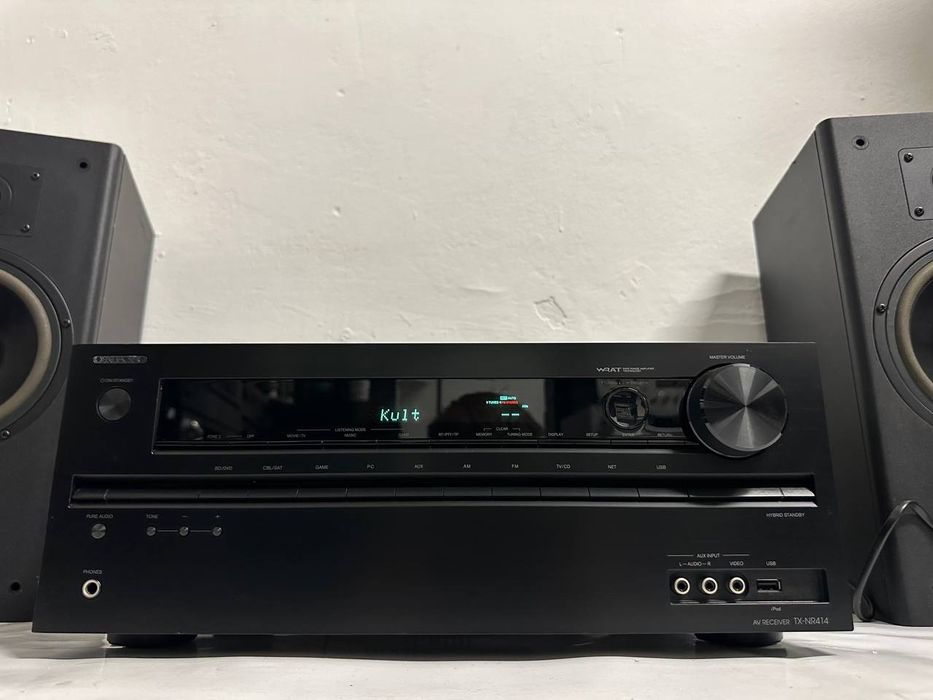 5.1 AV Amplifier Onkyo TX-NR414, HDMI, USB, 3D, LAN