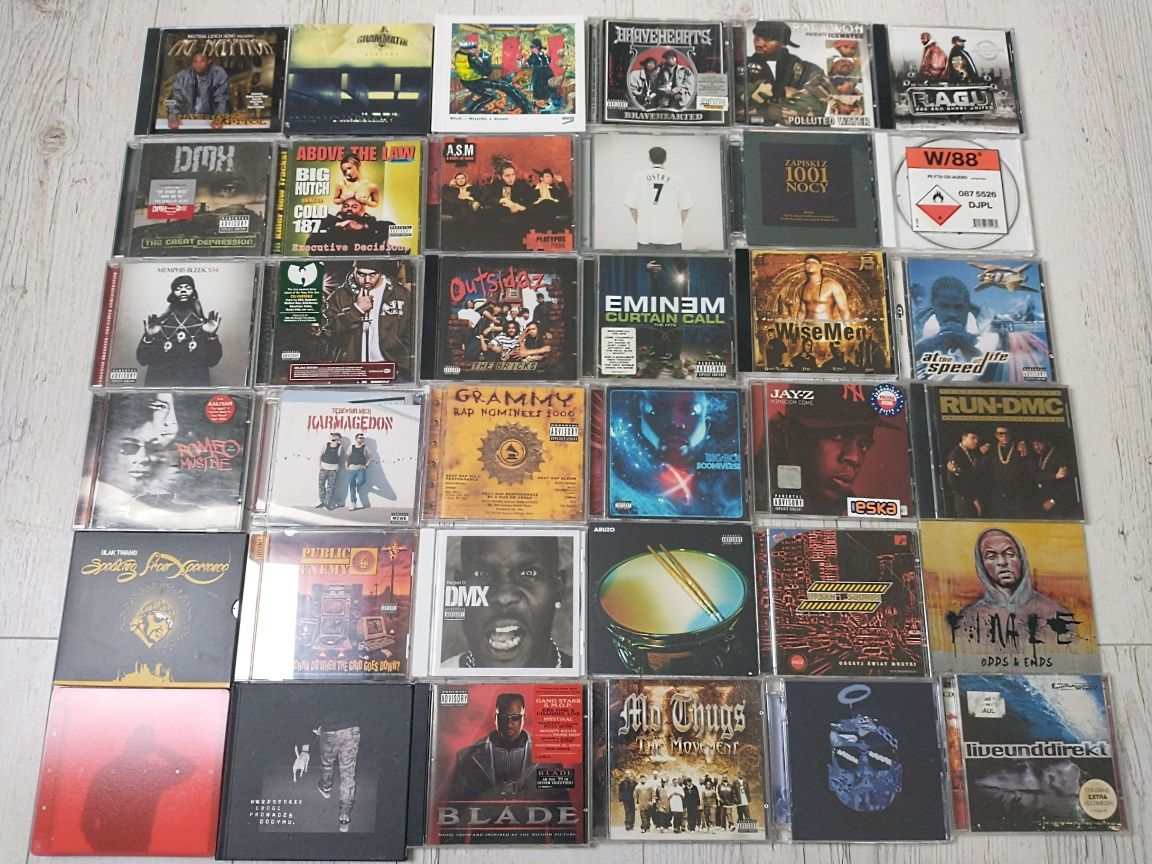 Kolekcja CD rap hip hop 255 płyt