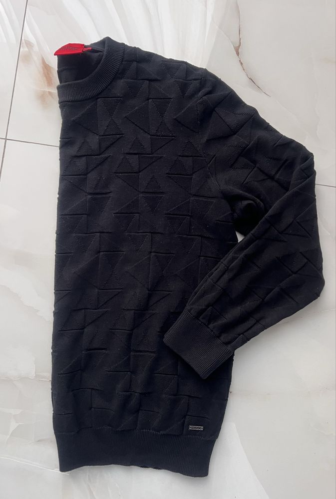 Sweter męski czarny