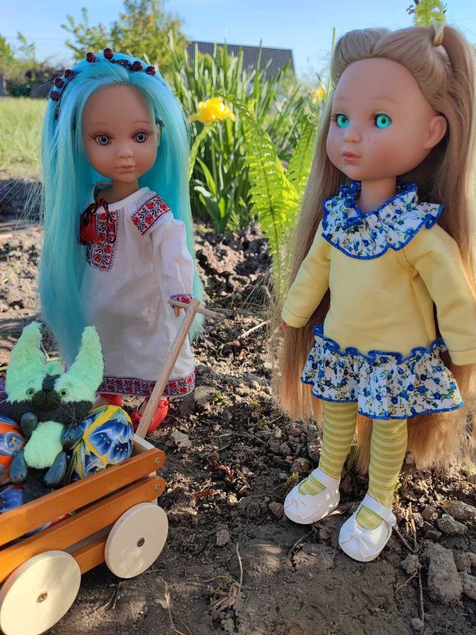 Лялька Мавка та Русалка (Berjuan dolls, autfit-Ukraine), 35 см