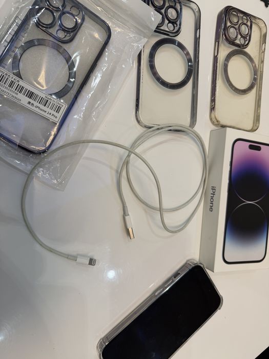 iPhone 14 PRO 256gb + pokrowce + pudelko