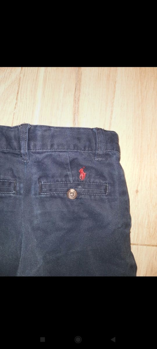 Spodnie polo Ralph Lauren 92 granatowe dwa latka