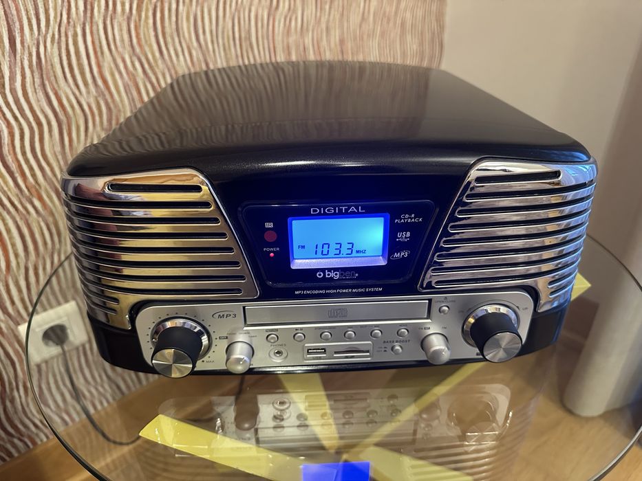 Aparelhagem cd radio vinil usb sd card