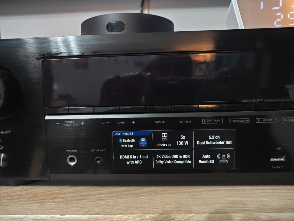 Denon AVR-X550bt + Głośniki Eltax + Subwoofer