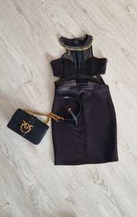 Sukienka Bershka mini czarna M
