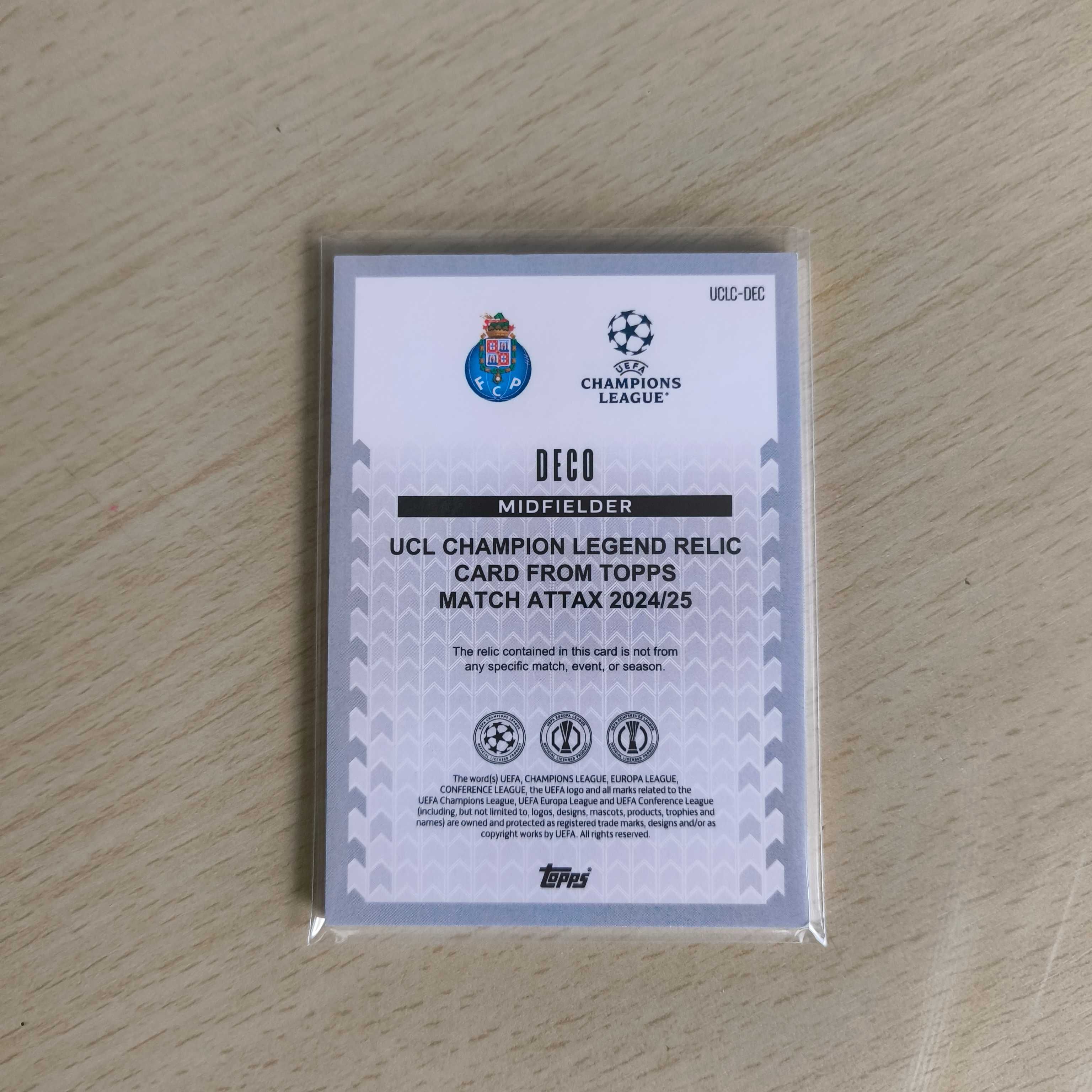 Legend Relic Deco Topps Match Attax