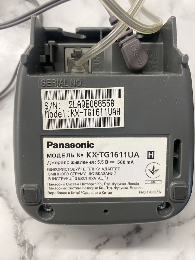 Продам радиотелефон Panasonic МОДЕЛЬ Nº KX-TG1611UA в отличном сост.