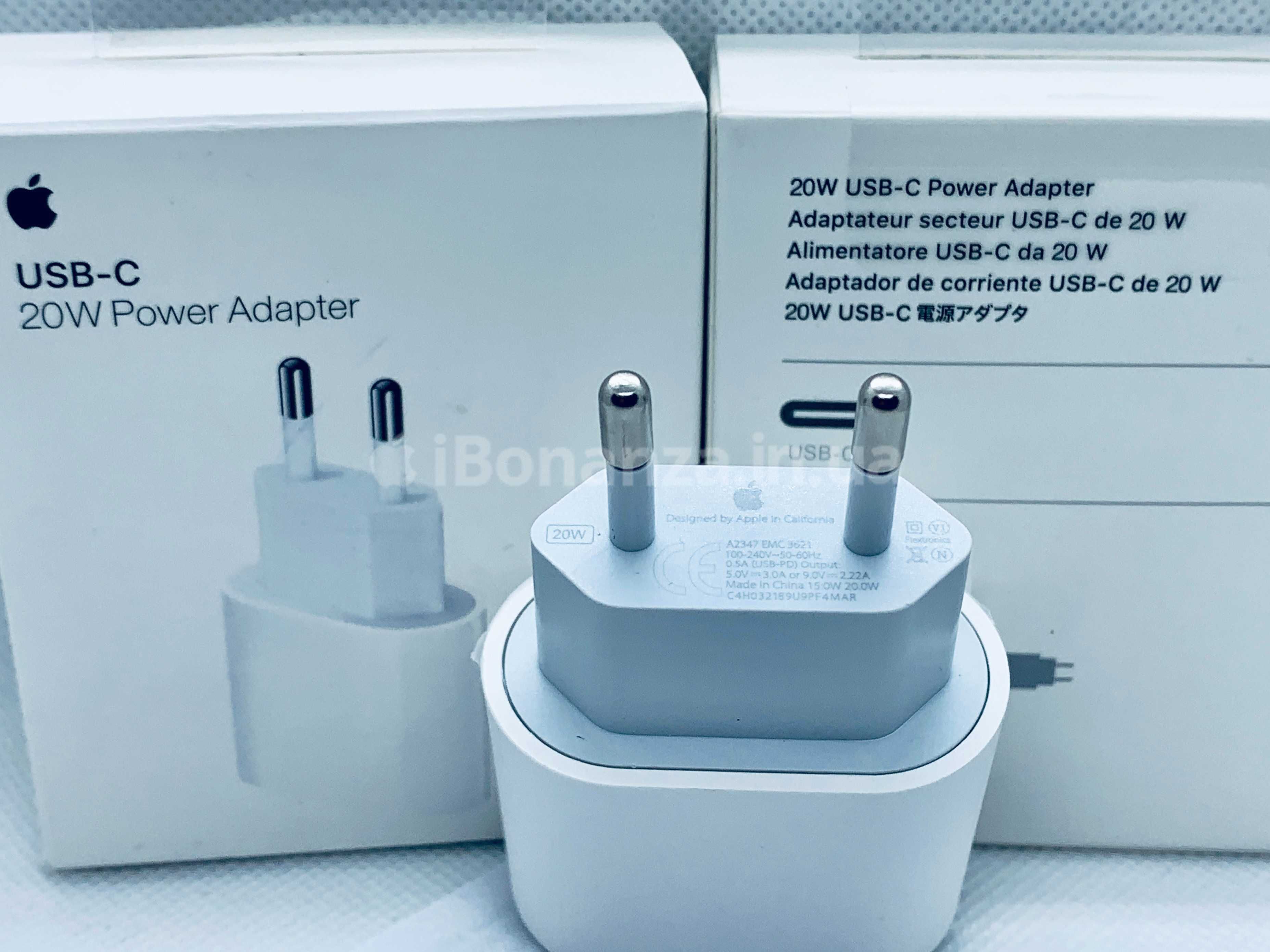 Зарядной блок 18W ОРИГИНАЛ Apple быстрая зарядка 20W для iPhone