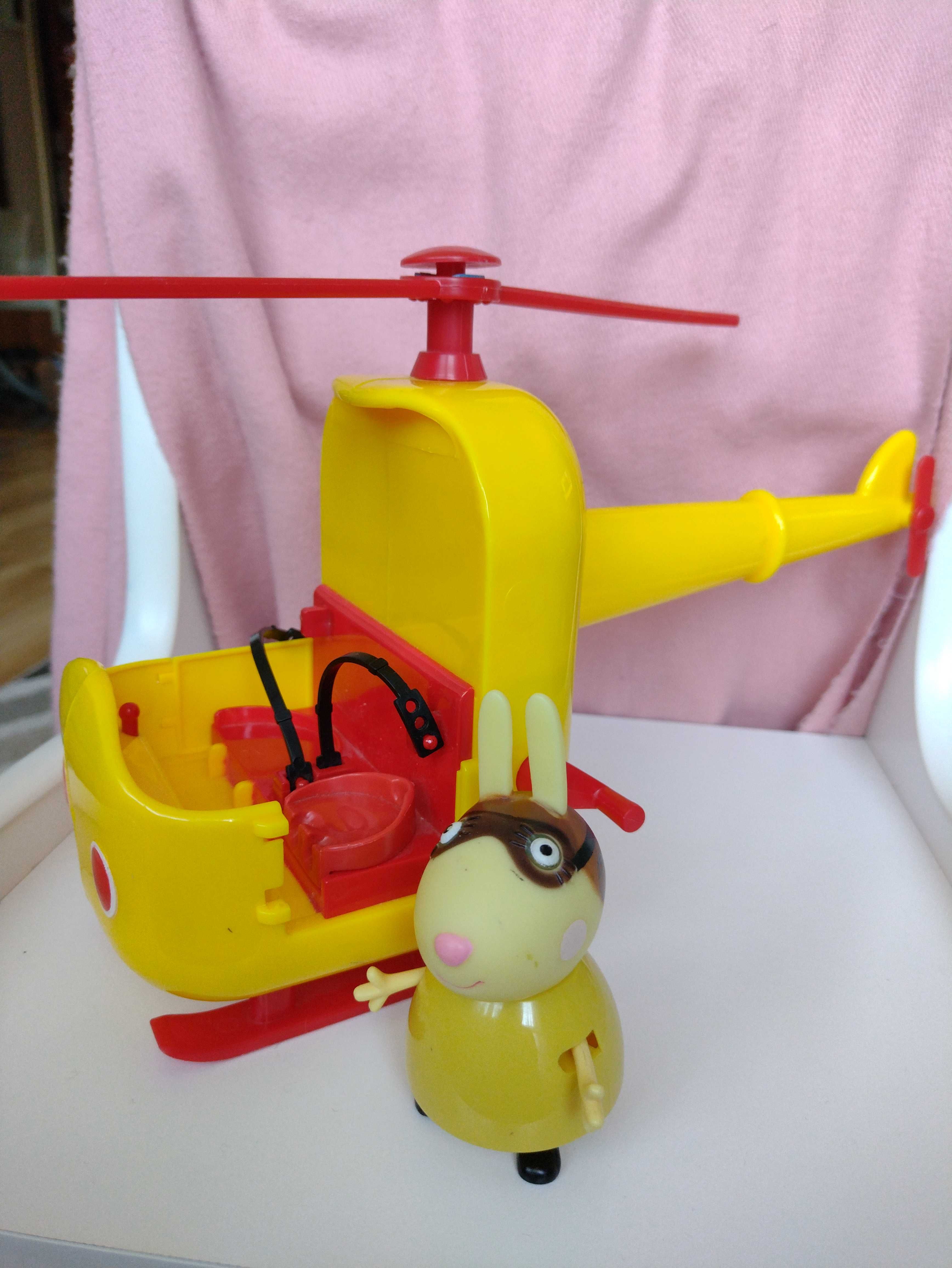 Świnka Peppa: helikopter Pani Królik + figurka Pani Królik, oryginalne