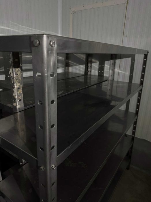 Estante em Inox 4 Prateleiras - 150x40x150 cm