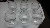 Vendo 6 Seis Cálices vidro com Marcação para Brande ,Aguardentes ,ETC.
