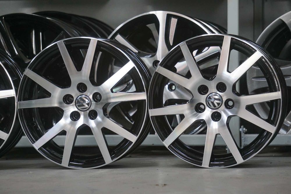 Alufelgi oryginał Skoda 5x100 6,5Jx16 et42 cb57,1mm czarny i cnc