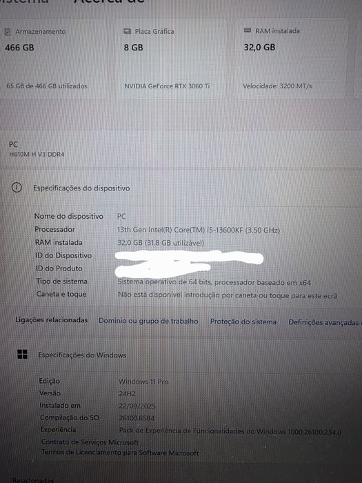 Desktop Gaming - 13600KF - (Garantia)