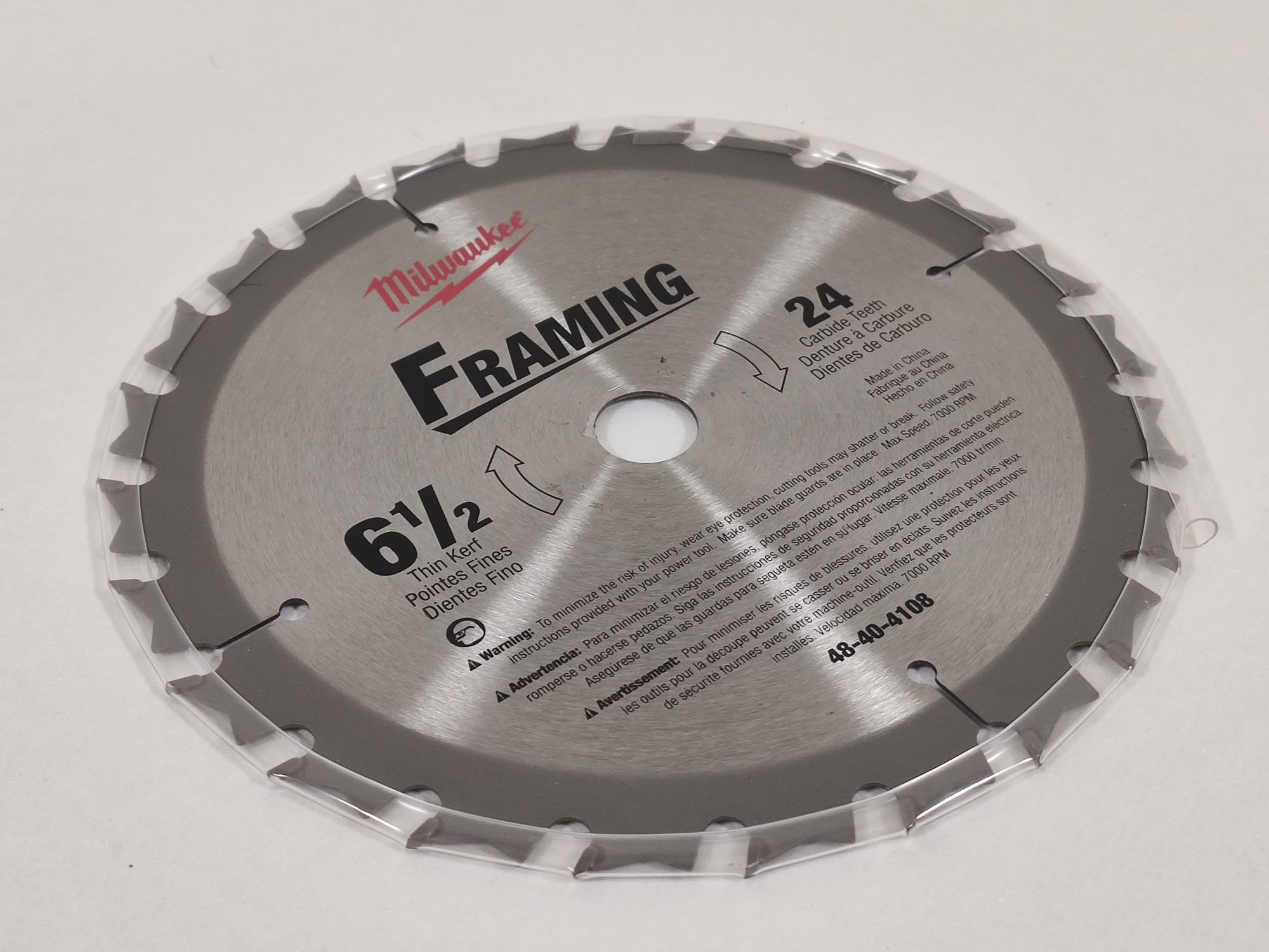 Оригінальний пильний диск по дереву Milwaukee 48-40-4108 165/15.9 24Т