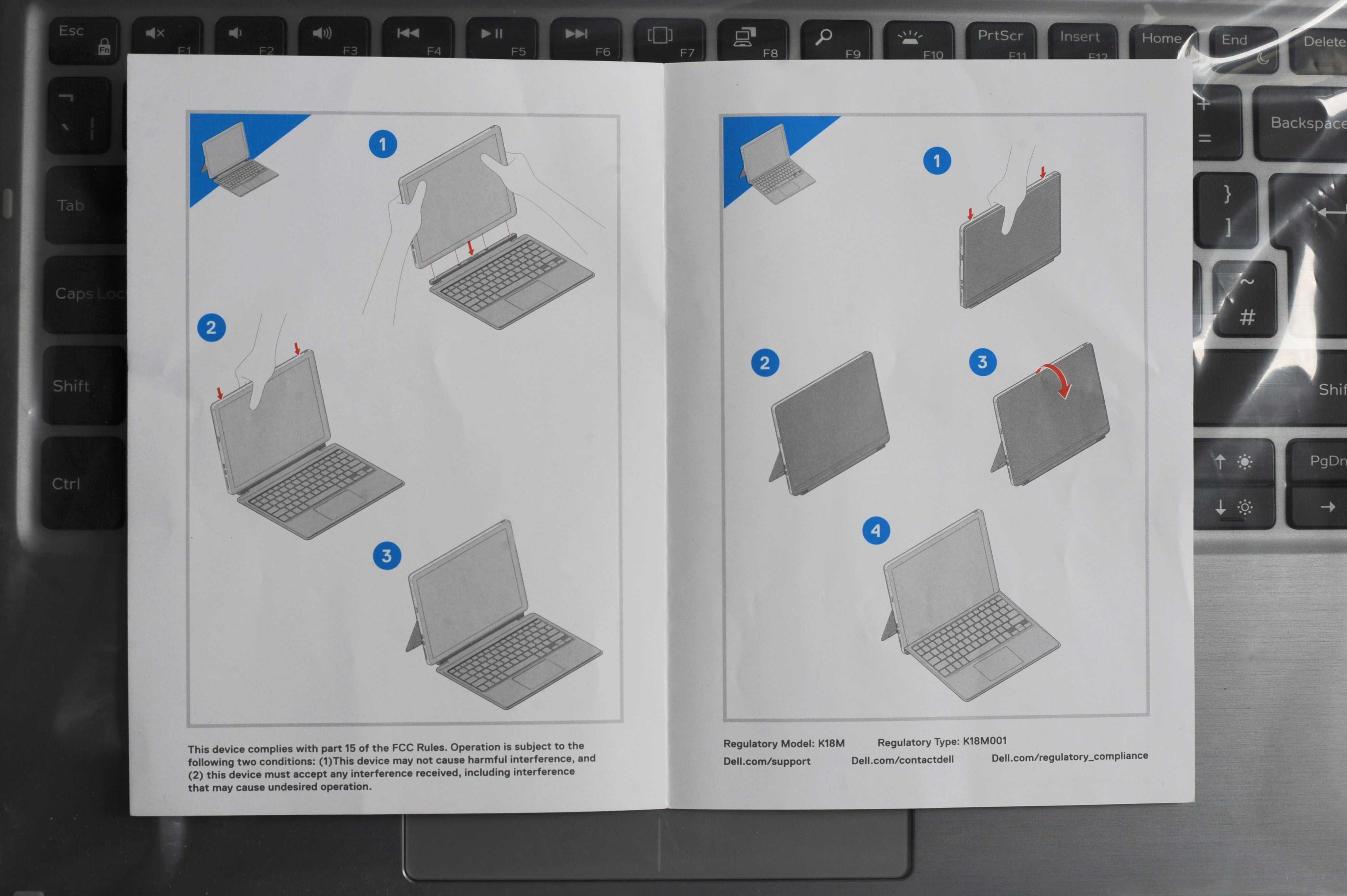 Nowa klawiatura magnetyczna - podróżna Dell Latitude K18M 7210/7200